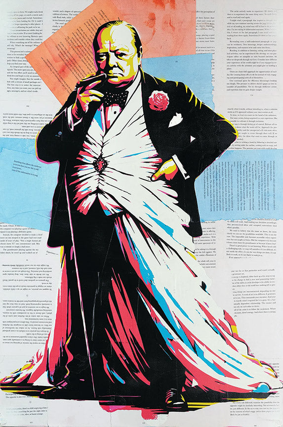 Androgyny: Churchill Limited Edition, Signed Art Print