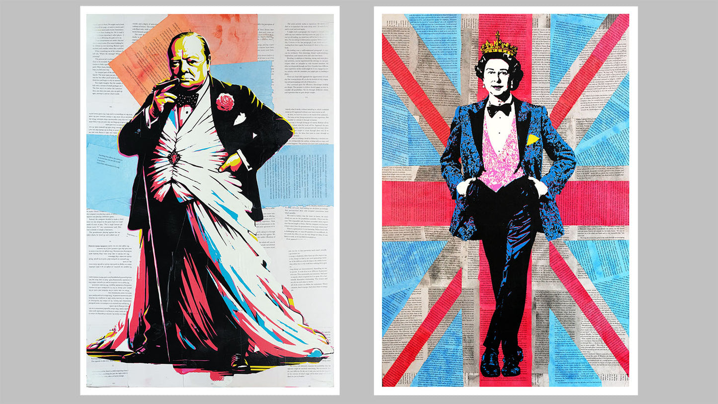 I AM LEADER "Androgyny: Churchill" Limited Art Edition Book Set & Art Prints